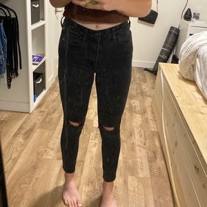 Black AE Ripped Skinny Jeans